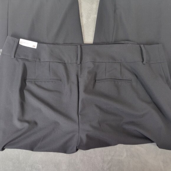 Lane Bryant Womens Pants 28 Plus Black Wide Leg Stretch High Rise BLA94E - Picture 6 of 10